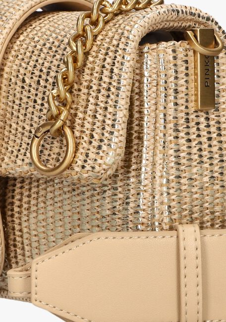 Goudkleurig PINKO Schoudertas LOVE ONE MINI SLOUCHY Goudkleurig PINKO Schoudertas LOVE ONE MINI SLOUCHY - large