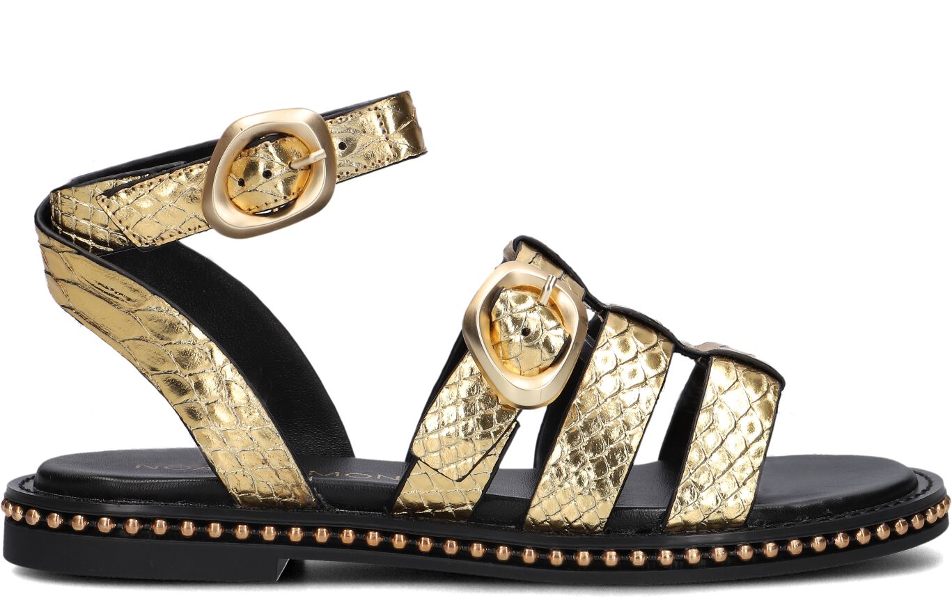 Noa Harmon Sandalen
Dames 9737, Maat: 38, Materiaal: Leer, Kleur: Goud