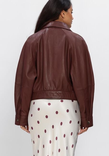 Bordeaux STUDIO AR Leren jas ANA SHEEP VEG NAPPA - large