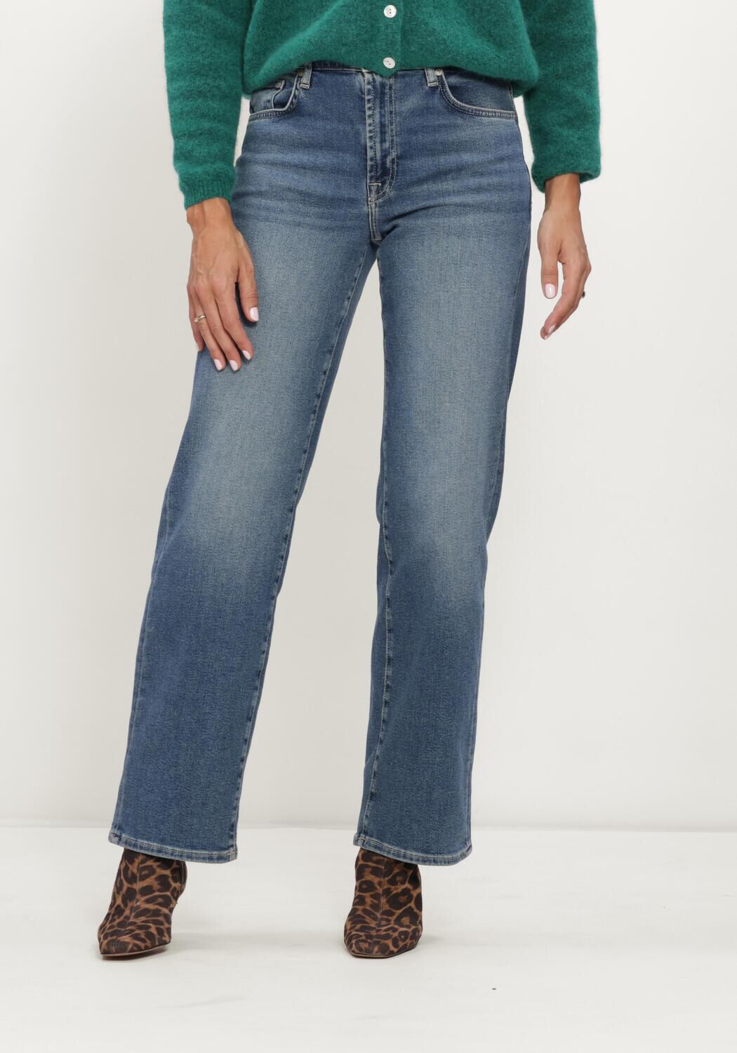 7 For All Mankind 7 for all Mankind Straight Leg Jeans Dames Stovepipe Straight Tide Break