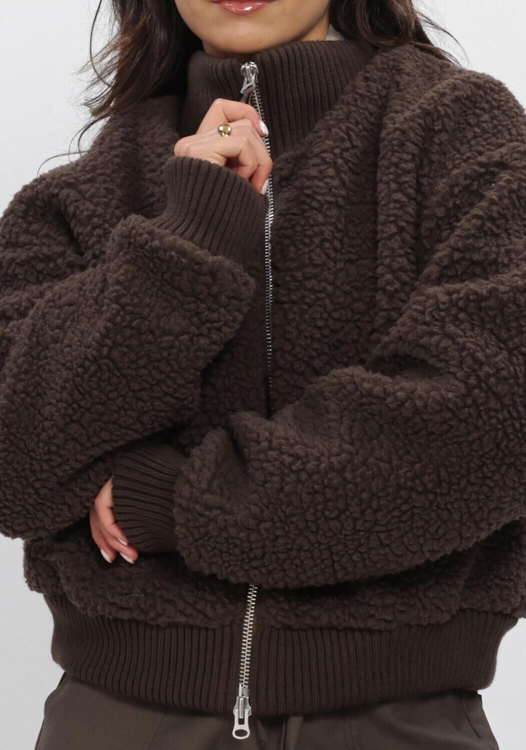 Bruine SECOND FEMALE Jassen BERGEN JACKET - large