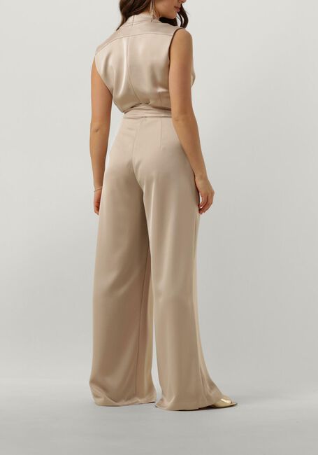 Gouden ACCESS Jumpsuit SATIN JUMPSUIT WITH PLEATS - large
