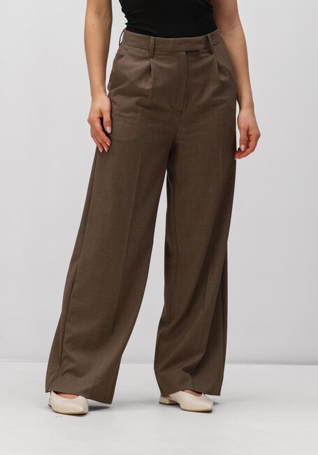 Bruine SECOND FEMALE Wijde broek DAKOTA TROUSERS - large