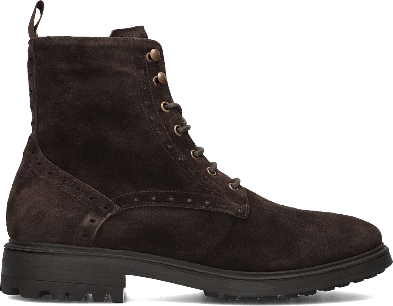 Stefano Lauran Veterboots Heren 3551, Maat: 41, Materiaal: Leer, Kleur: Bruin