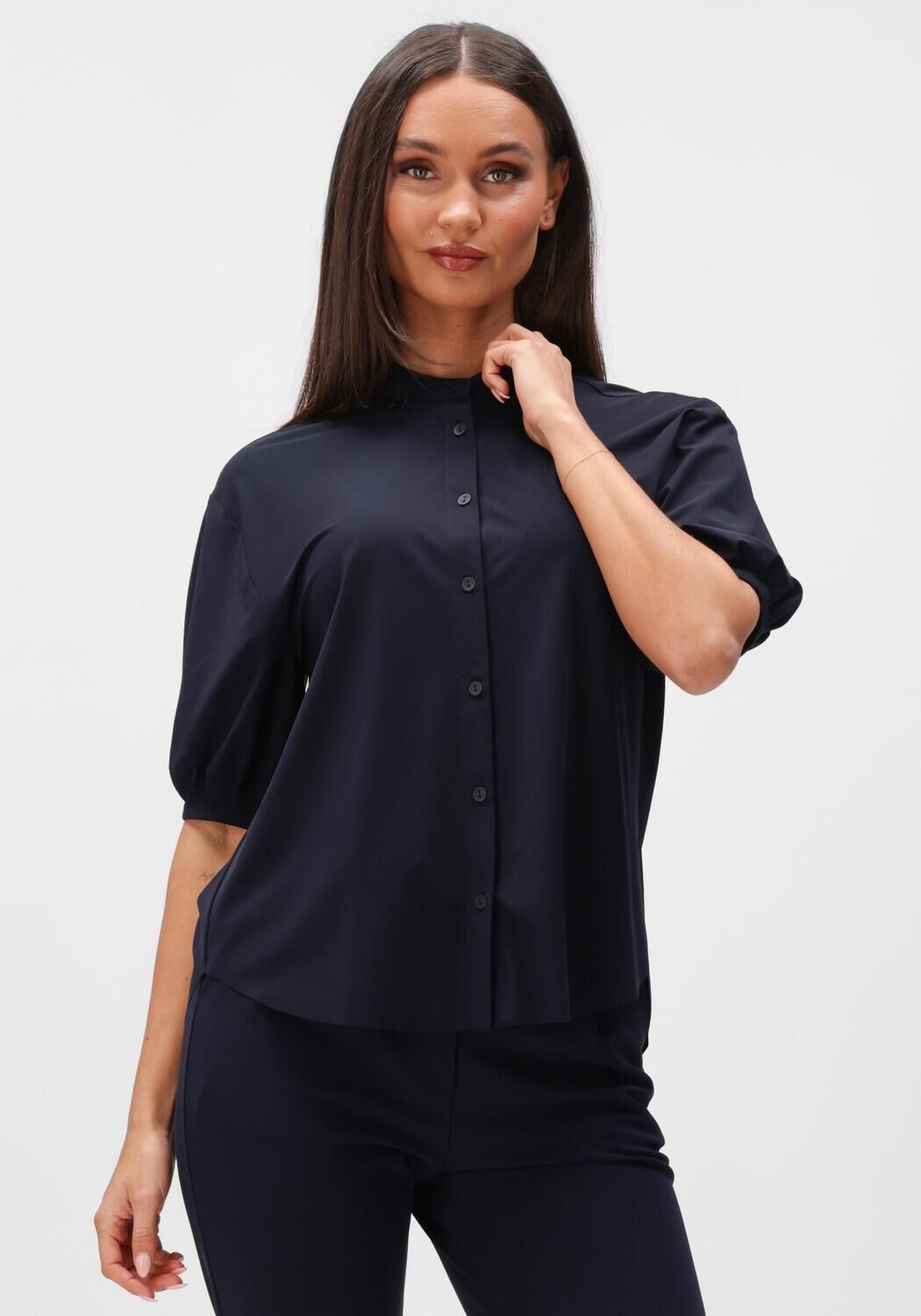 Japan Tky Blouse Dames Beni, Maat: XXL, Kleur: Donkerblauw afbeelding 1