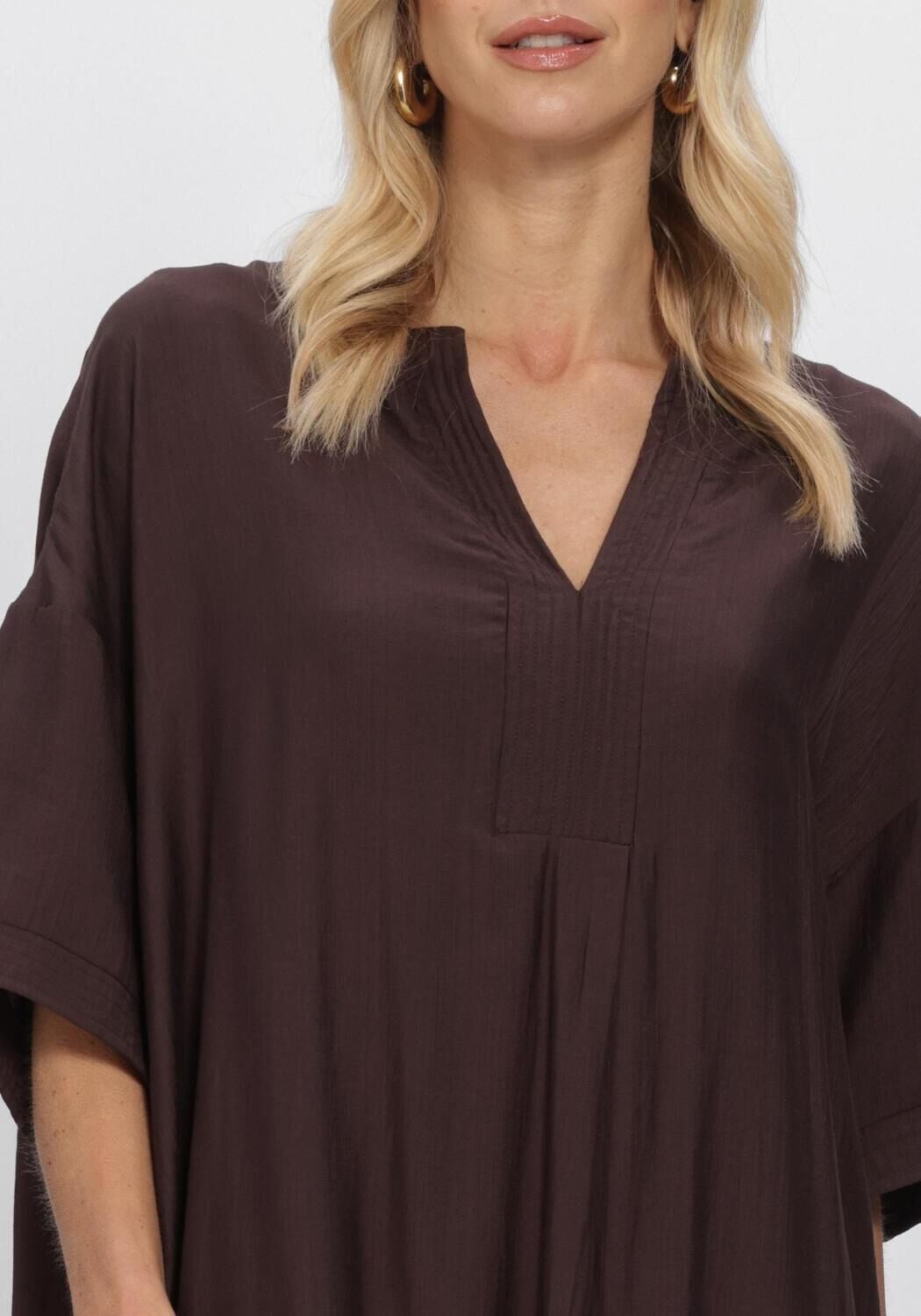 Bruine CO'COUTURE Midi jurk HERACC TUNIC V-DRESS - large