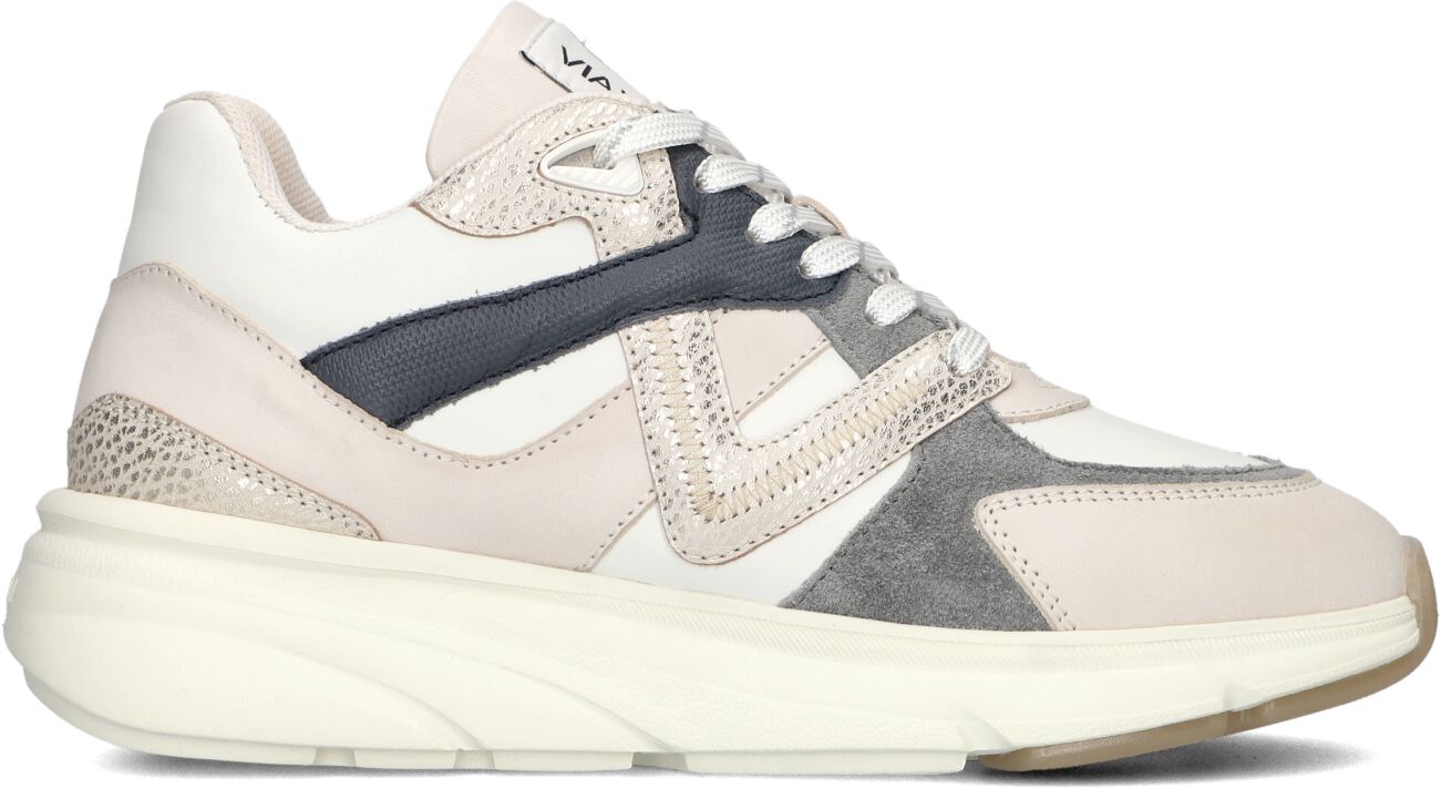 VIA VAI Lage Sneakers Dames Vic Kyro, Maat: 42, Materiaal: Leer, Kleur: Beige afbeelding 1