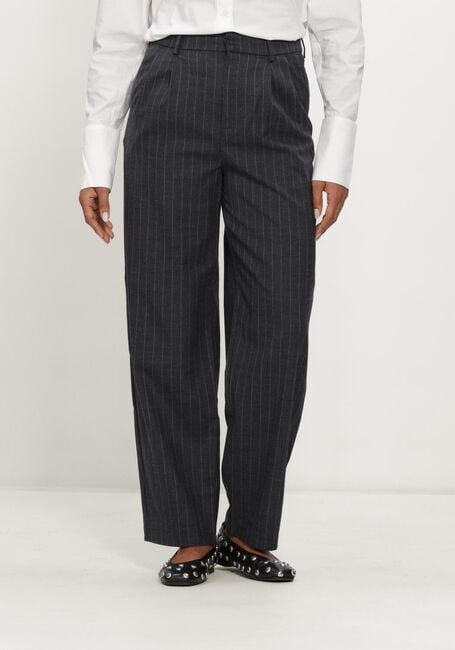 Grijze ALIX THE LABEL Broeken LADIES WOVEN BIG STRIPE PANTS - large