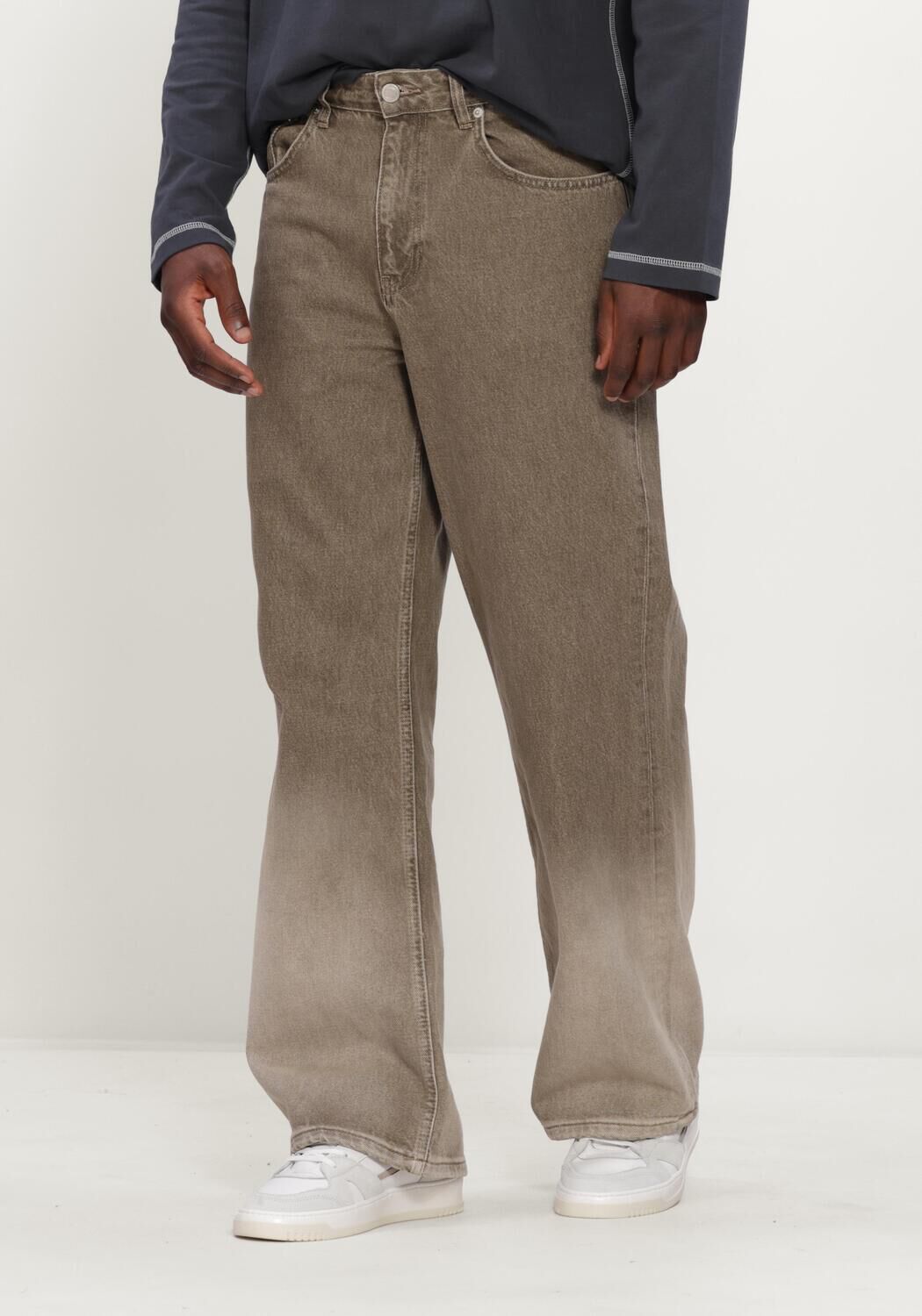 Taupe FLANEUR Wide jeans RELAXED JEANS - large