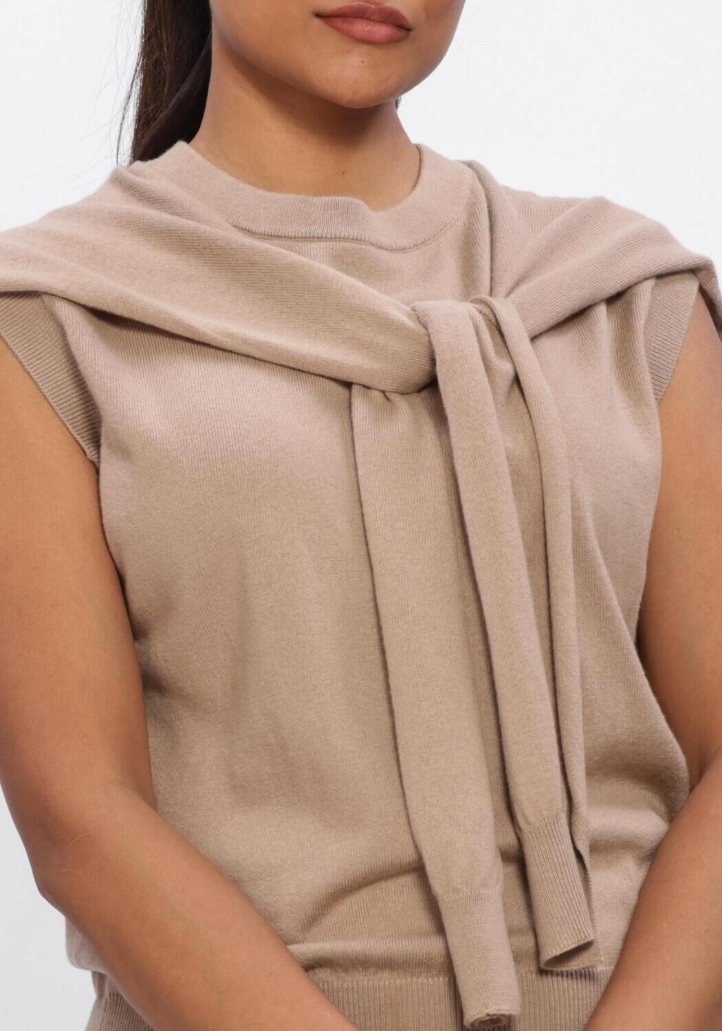 Creme DANTE6 Top DOUBLE LAYERD SWEAT - large