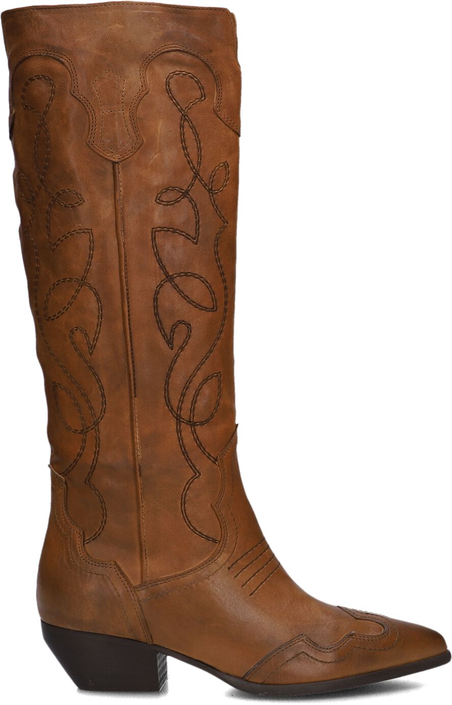 Blasz Hoge Laarzen Dames 123, Maat: 37, Materiaal: Leer, Kleur: Cognac