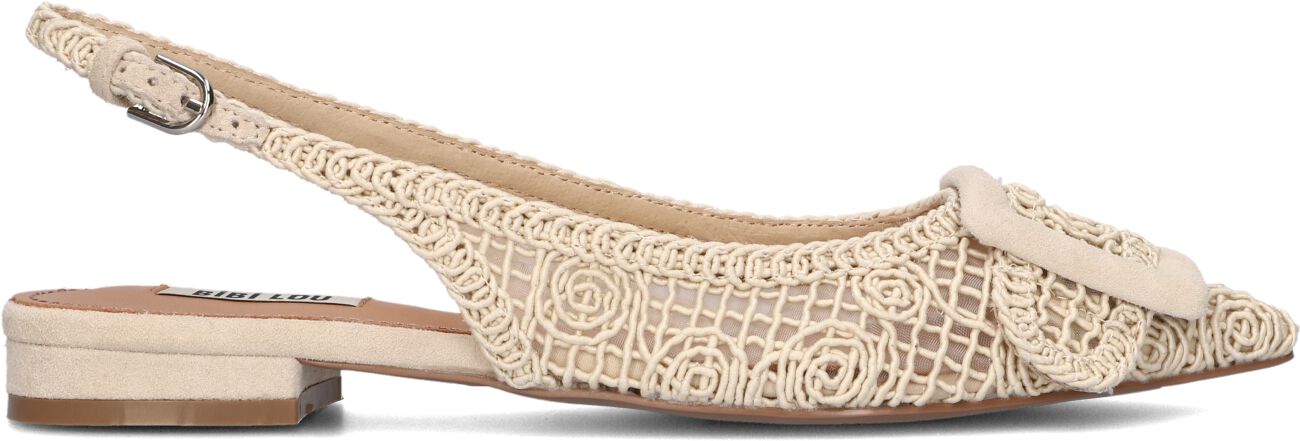 Bibi Lou Slingbacks Dames 650z61vk, Maat: 37, Materiaal: Suède, Kleur: Wit