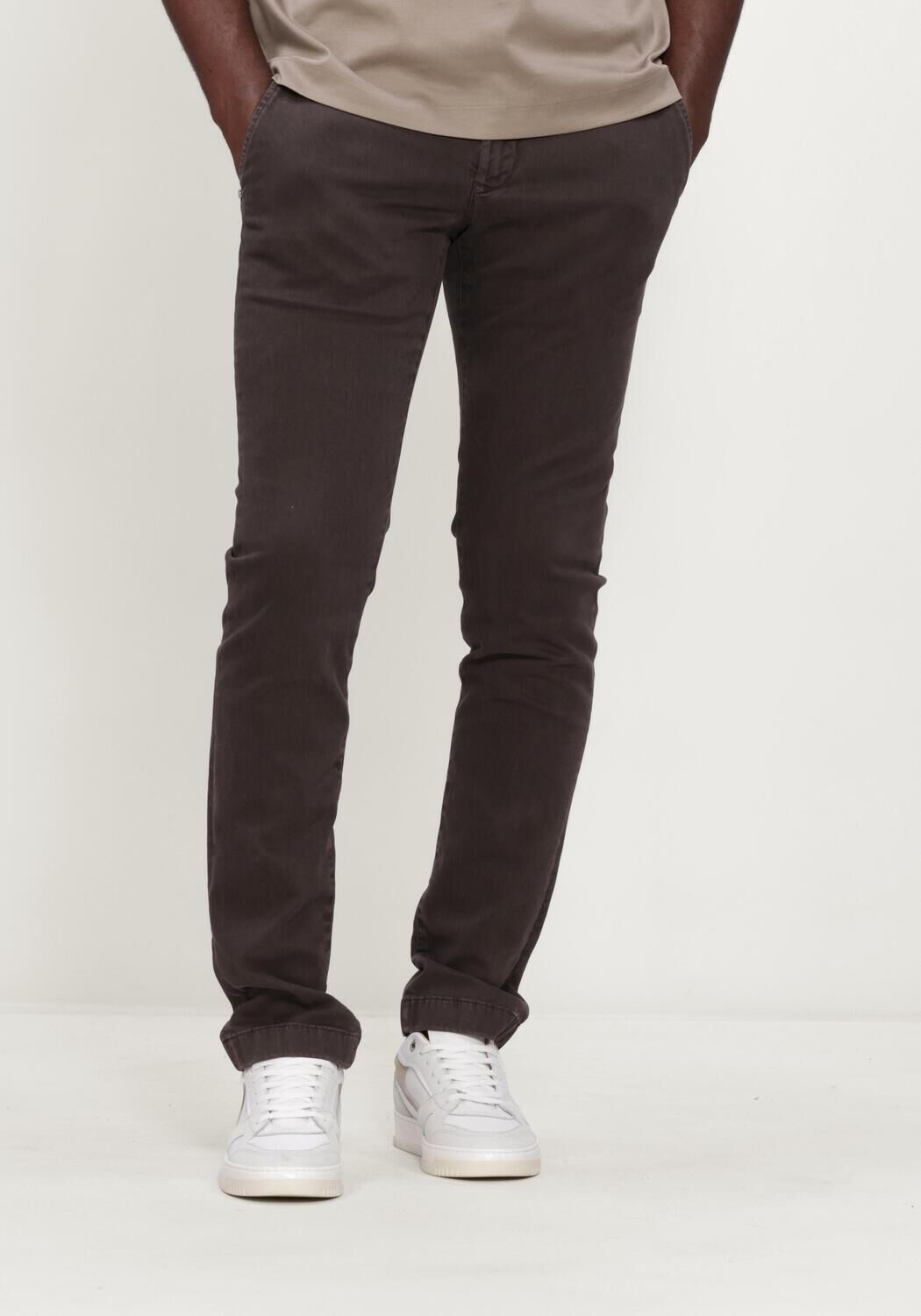 Bruine JACOB COHEN Chino PANTALONE SLIM FIT BOBBY - large