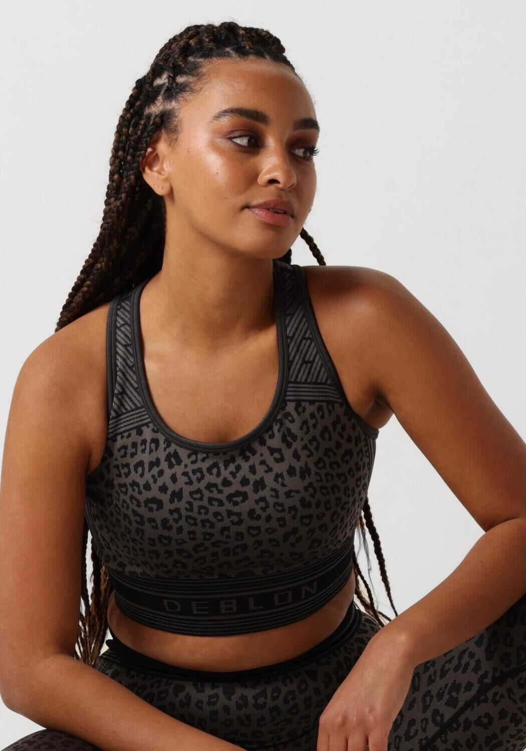 Deblon Sports Top Dames Joy Seamless Top, Maat: L, Kleur: Zwart