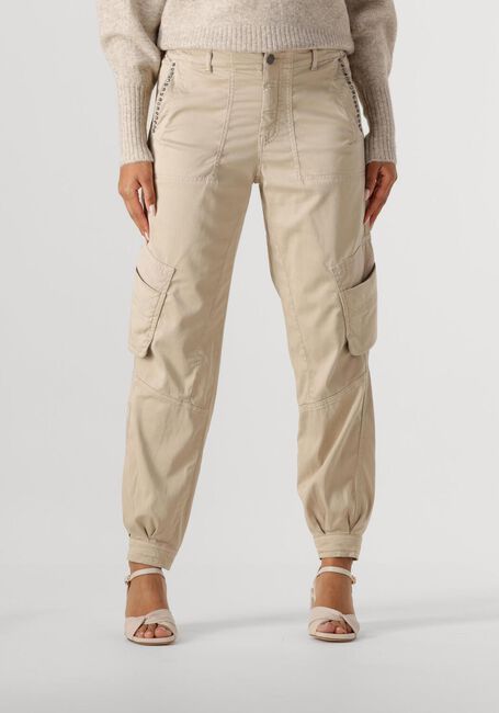 Beige SUMMUM Cargobroeken CARGO PANTS SOFT STRETCH - large