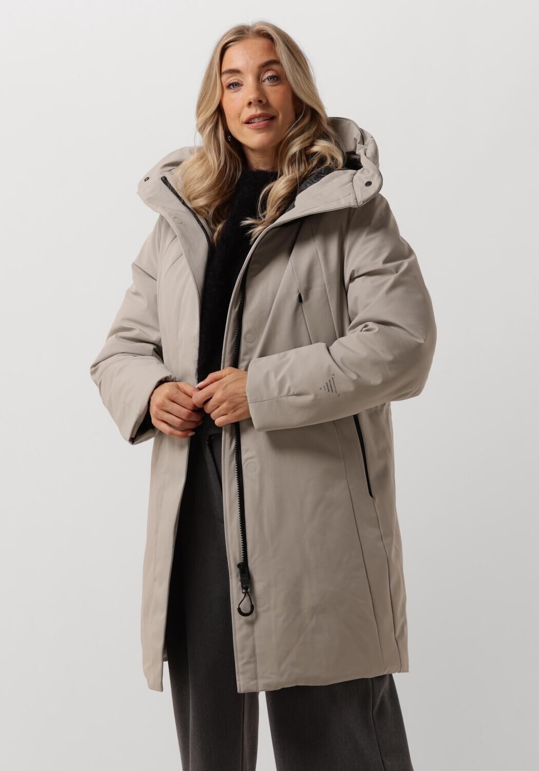 Krakatau Parka Dames Qw498, Maat: L, Kleur: Beige afbeelding