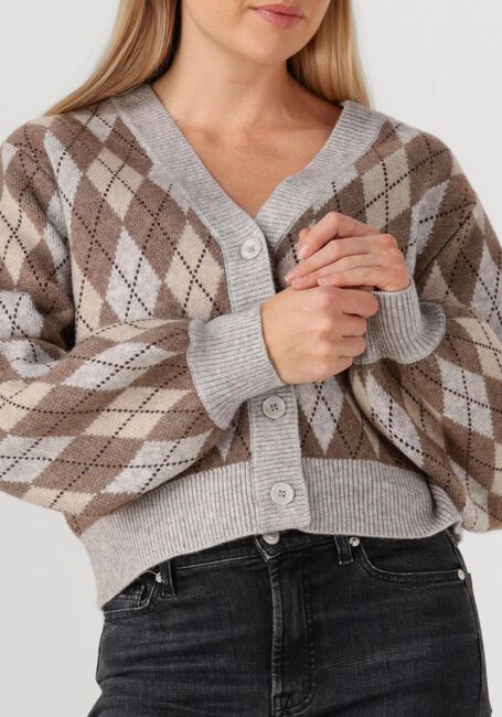 CO'COUTURE ROW CHECK CARDIGAN - large