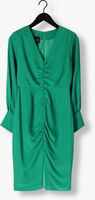Groene ACCESS Mini jurk RUCHED DRESS WITH V NECKLINE - medium