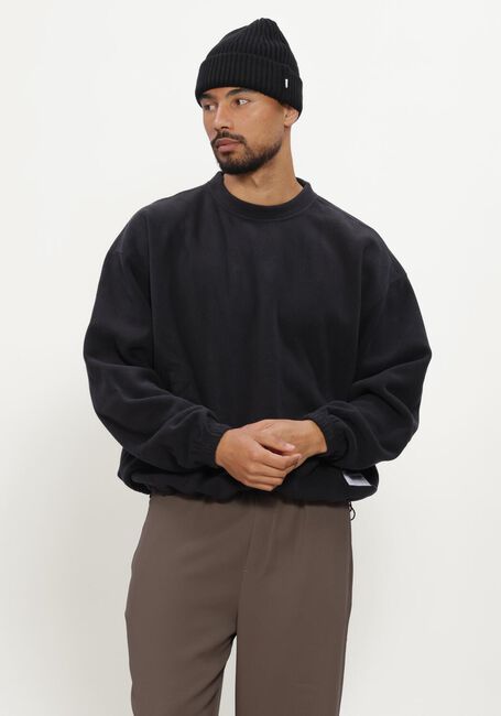 Zwarte NEW AMSTERDAM SURF ASSOCIATION Sweater FLEECE CREWNECK - large