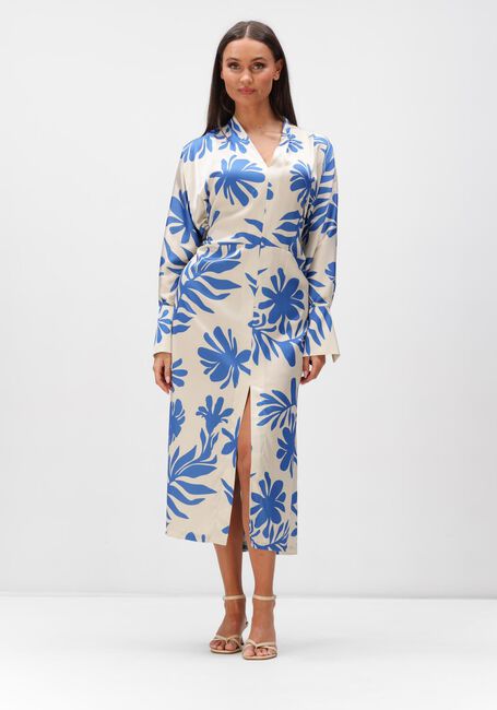 Creme JAPAN TKY Midi jurk KIRARI DESSIN - large