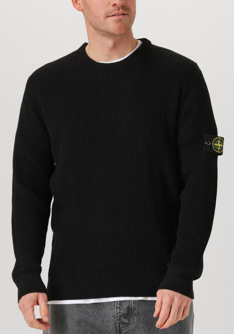 Zwarte STONE ISLAND Trui CREW NECK - large