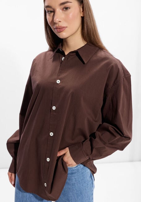 Bruine SEA ME HAPPY Top HARVEY SHIRT COTTON - large