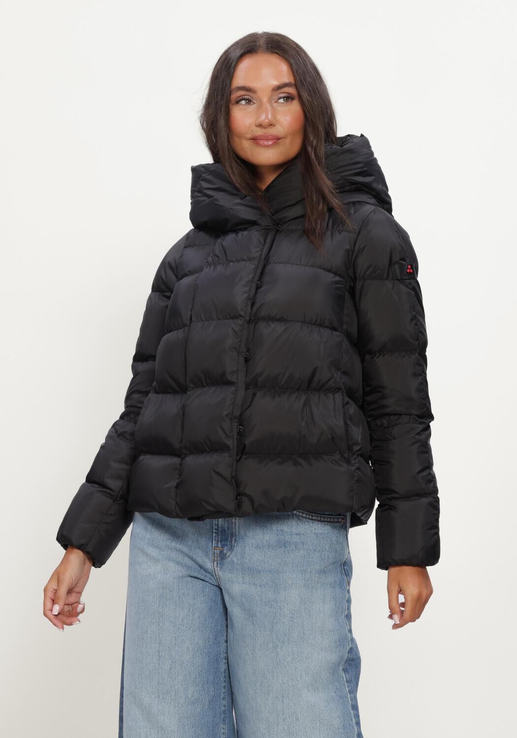 Peuterey Gewatteerde Jas Dames Tucano Mqn 02, Maat: 34, Kleur: Zwart afbeelding