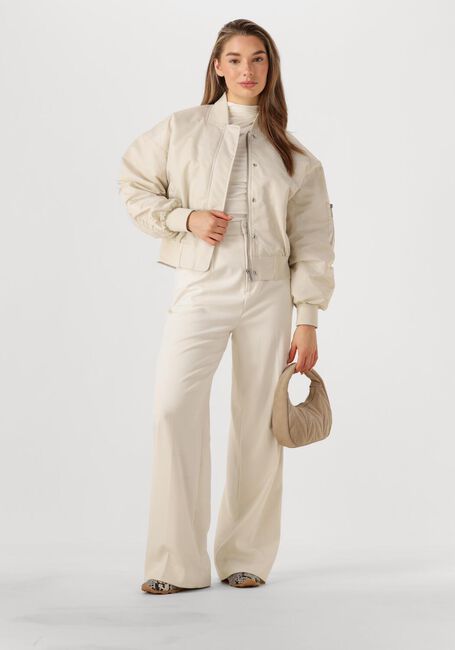 Gebroken wit ROSEMUNDE Top BILLIE SL DRAPE TOP - large