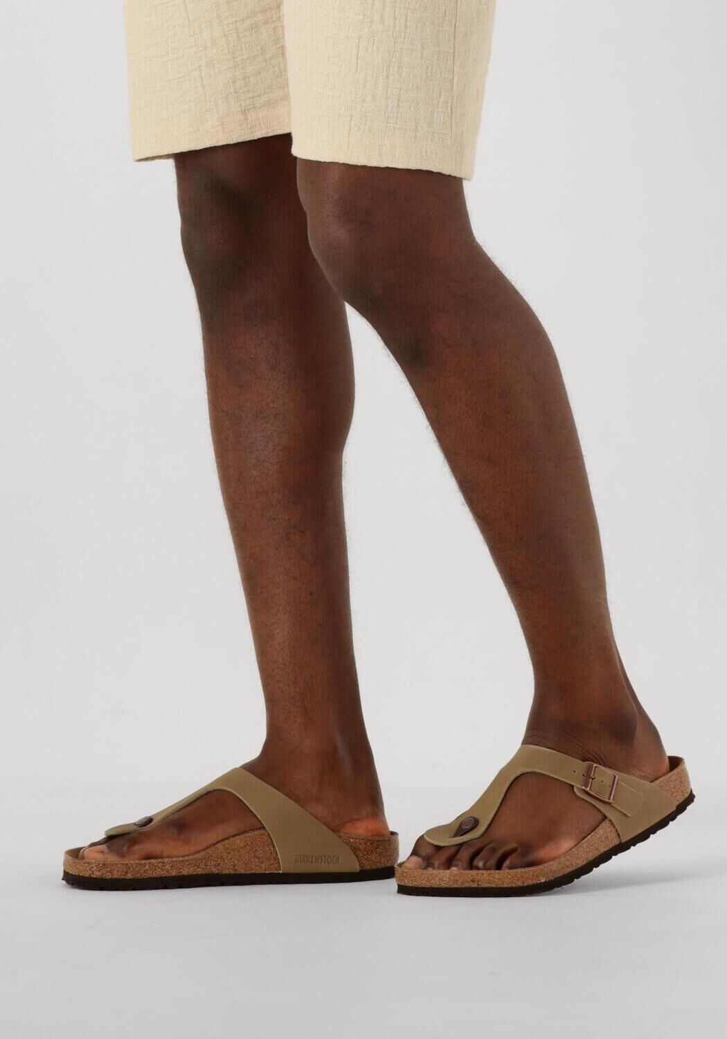 Bruine BIRKENSTOCK Teenslippers GIZEH HEREN - large