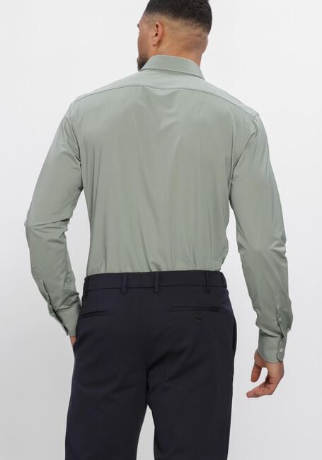 Groene XACUS Klassiek overhemd 11460 ACT520ML - large