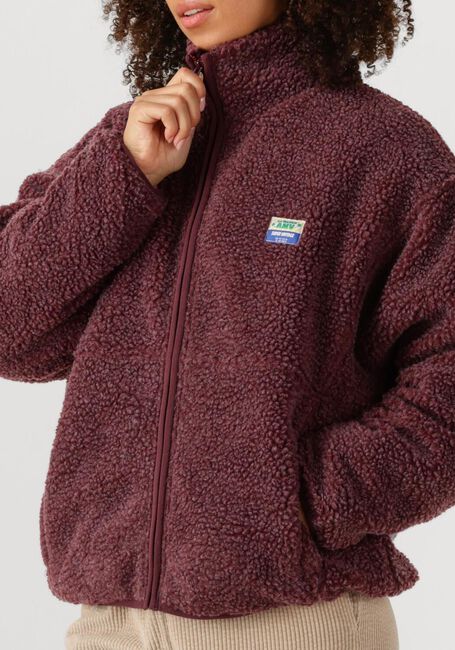 Bordeaux AMERICAN VINTAGE Faux fur jas HOKTOWN WOMAN - large