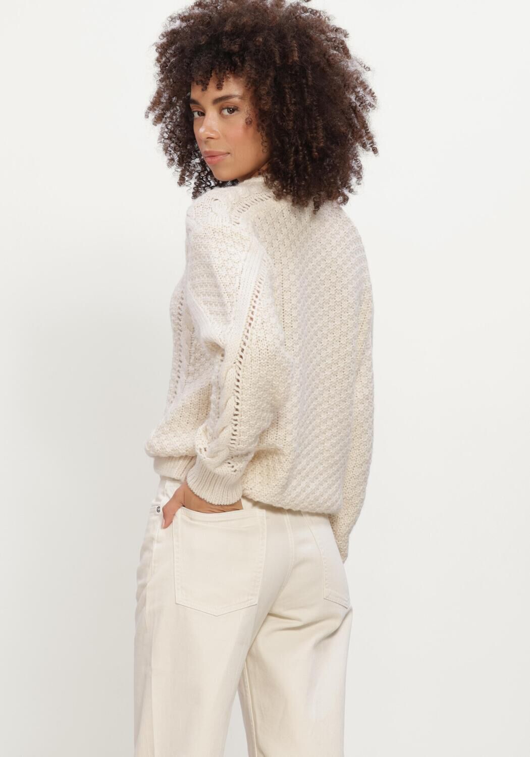 Creme ISABEL MARANT Trui KAROL PULLOVER - large
