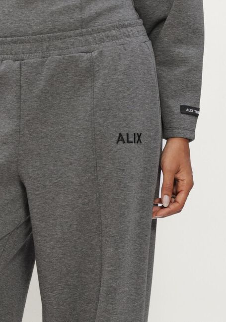 Grijze ALIX THE LABEL Barrel jeans LADIES KNITTED BARREL PANTS - large