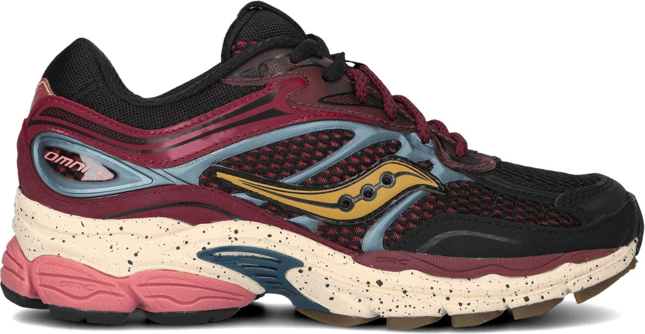 Saucony Lage Sneakers Dames Progrid Omni 9, Maat: 37, Materiaal: Mesh, Kleur: Zwart
