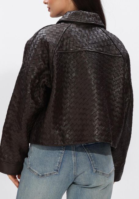 Bruine SECOND FEMALE Jack VERMONT LEATHER JACKET - large