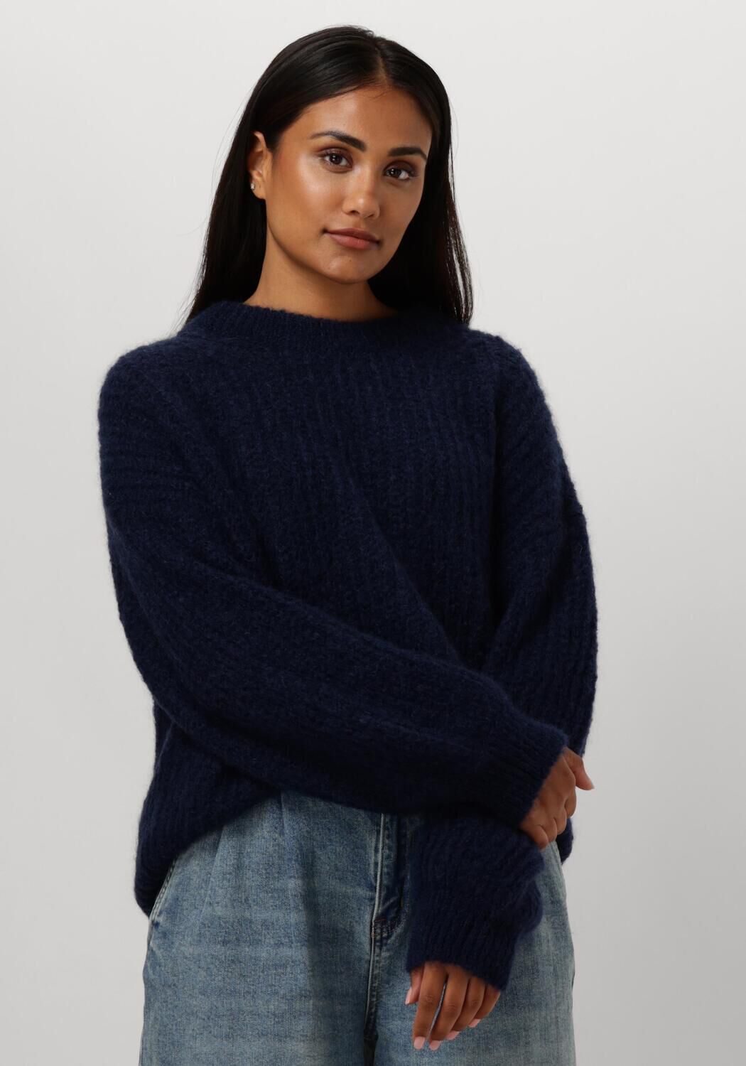 Des Petits Hauts Trui Dames Burma, Maat: M, Kleur: Donkerblauw