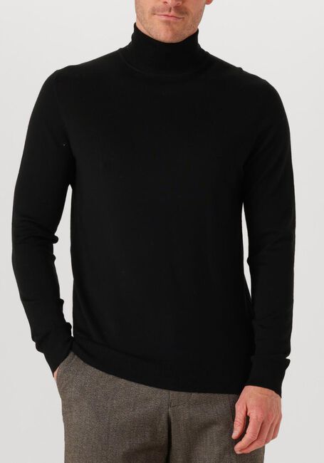 Zwarte PROFUOMO Coltrui PULLOVER ROLL NECK MERINO - large