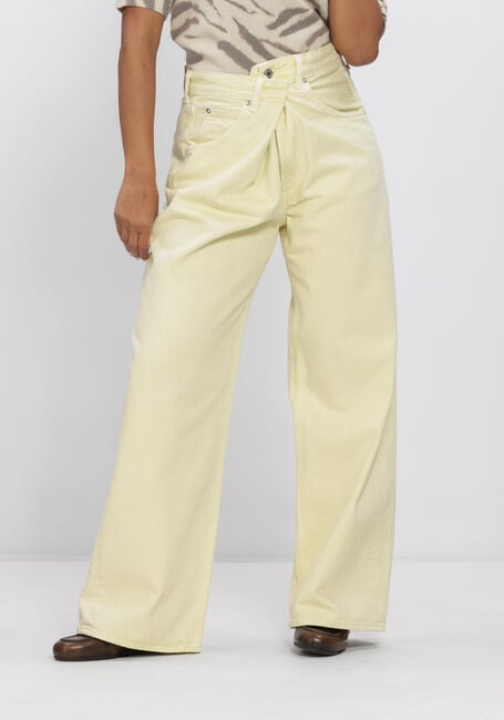 Gele AGOLDE Wide jeans VANA FOLD JEAN - large