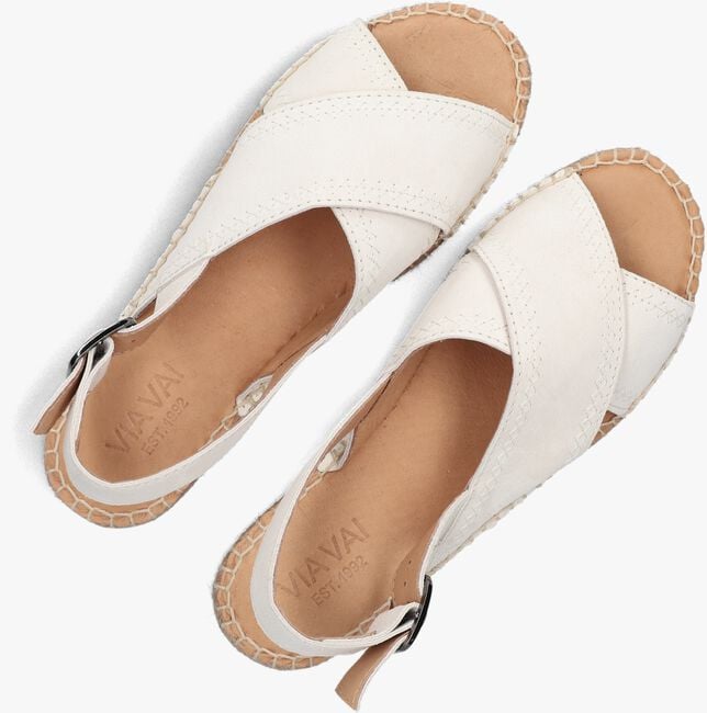 witte via vai platte sandalen mondi sun - Main Image