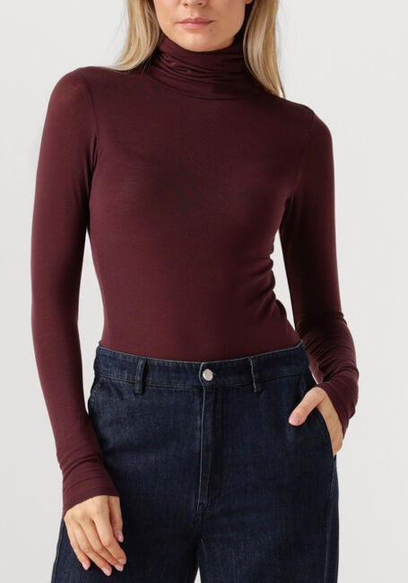 Bordeaux SECOND FEMALE Trui MATIMA T-NECK TEE - large