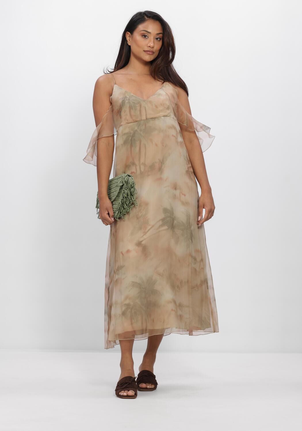 Beige LUISA CERANO Jurken 738655/3848-00 - large