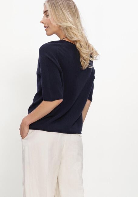 Donkerblauwe LUISA CERANO Truien/vesten PULLOVER AUS KASCHMIR-MIX - large