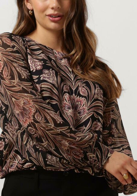 Multi SUMMUM Blouse TOP FLOWERS VISCOSE - large