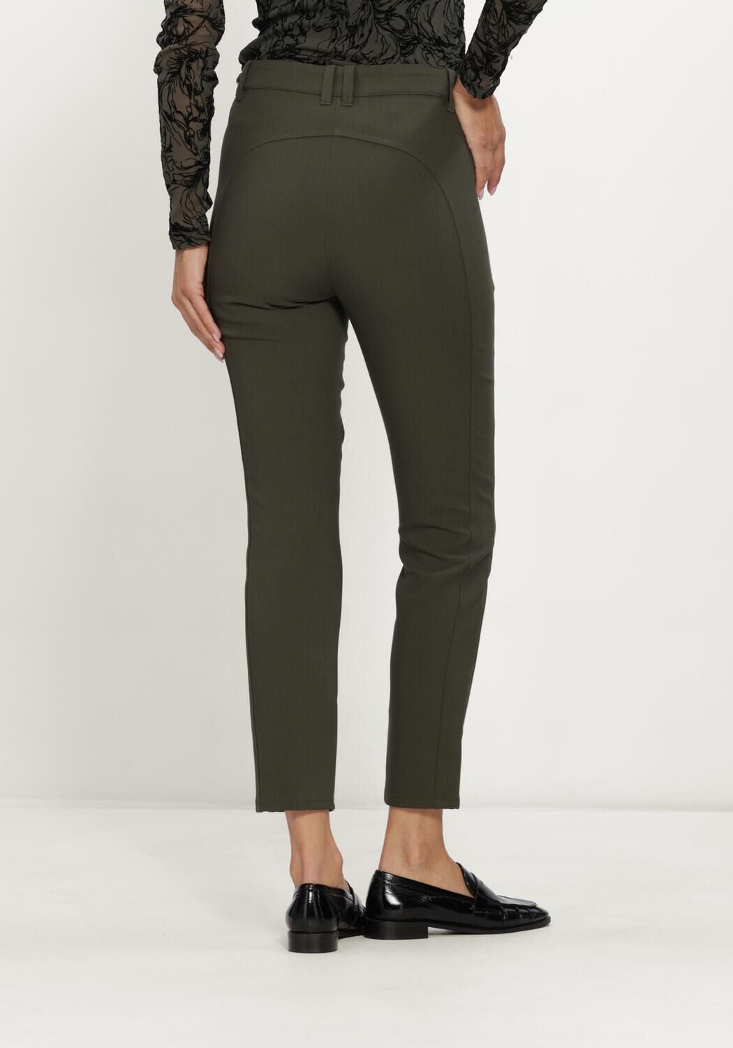 Khaki MARC CAIN COLLECTION Pantalon PANTALON SILEA - large