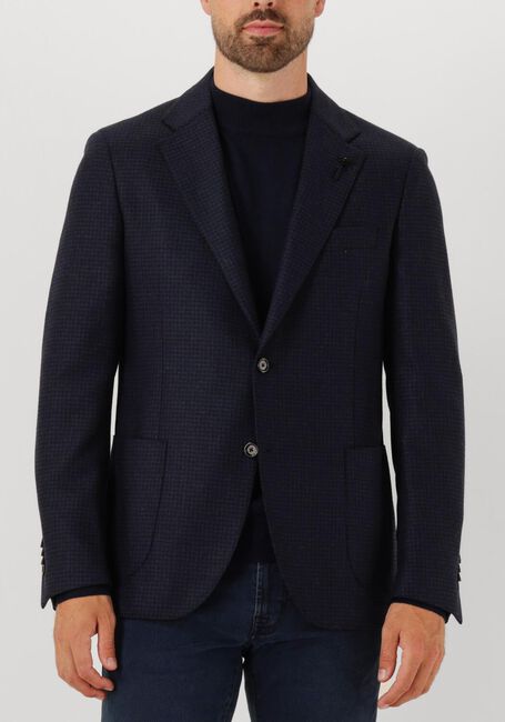 Blauwe LARDINI Colberts GIACCA UOMO ICONIC DROP 7 REG - large