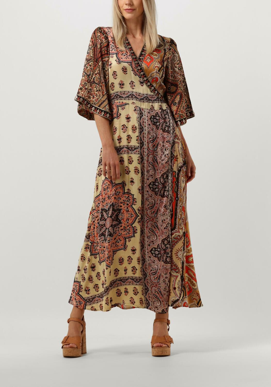multi summum maxi jurk dress quinty print mix Assem