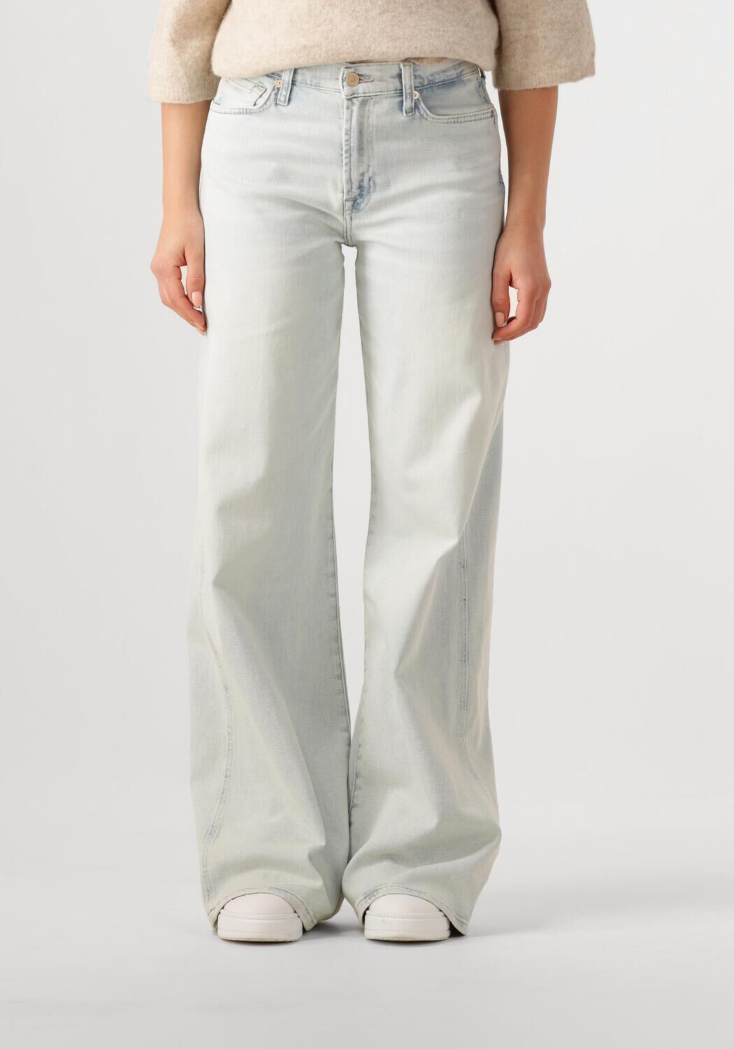 7 for all Mankind Wide Jeans Dames Modern Dojo Tailorless Tre, Maat: 25, Kleur: Lichtblauw