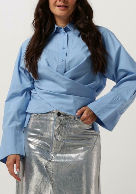 Lichtblauwe IBANA Blouses TATUM - large