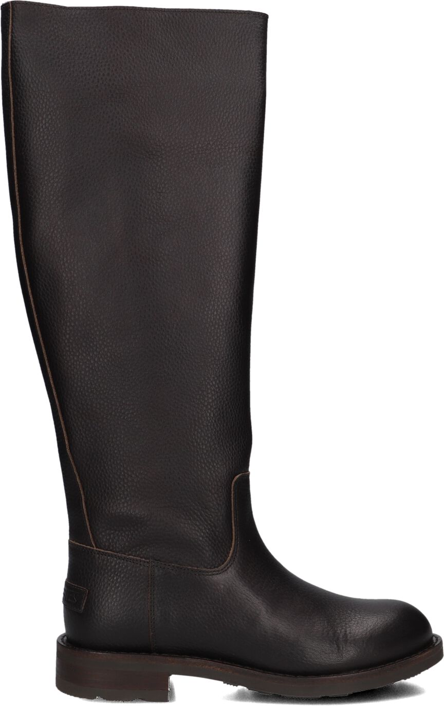 Shabbies Hoge Laarzen Dames Alyd Tuba, Maat: 40, Materiaal: Leer, Kleur: Bruin