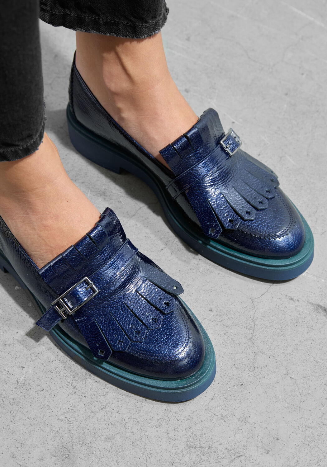 Blauwe HISPANITAS Instappers HI243520 LAK - large